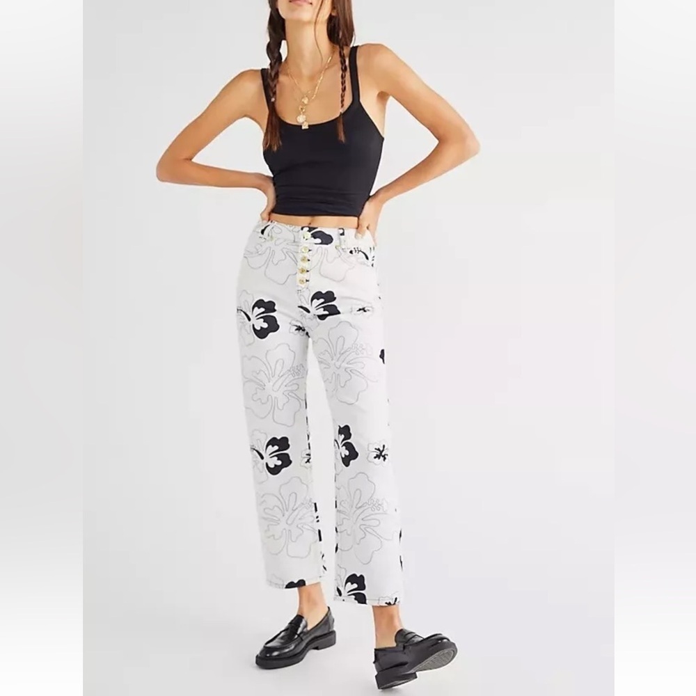 HOUSE OF SUNNY Hibiscus Jessie Pants Size US 12